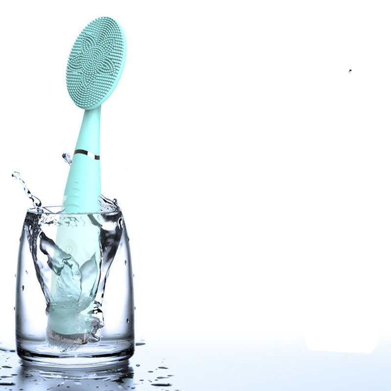 Ultra-Sonic Waterproof Silicone Facial Cleansing Brush