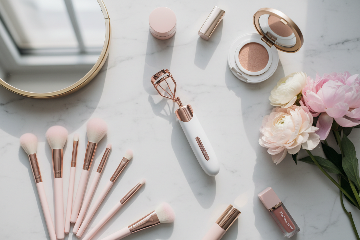 Eyelash Curler Flatlay